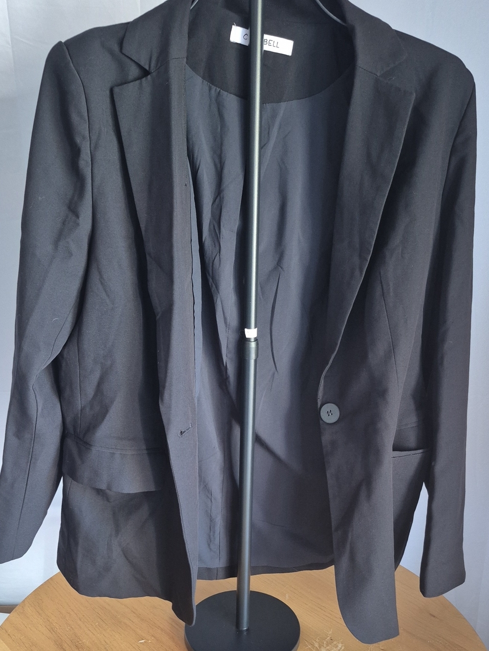 C. Bell Black Women's Single-Button Blazer